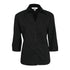 House of Uniforms The Metro Shirt | Ladies | 3/4 Sleeve Biz Collection Black