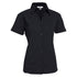 House of Uniforms The Metro Shirt | Ladies | Short Sleeve Biz Collection Black