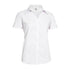 House of Uniforms The Metro Shirt | Ladies | Short Sleeve Biz Collection White