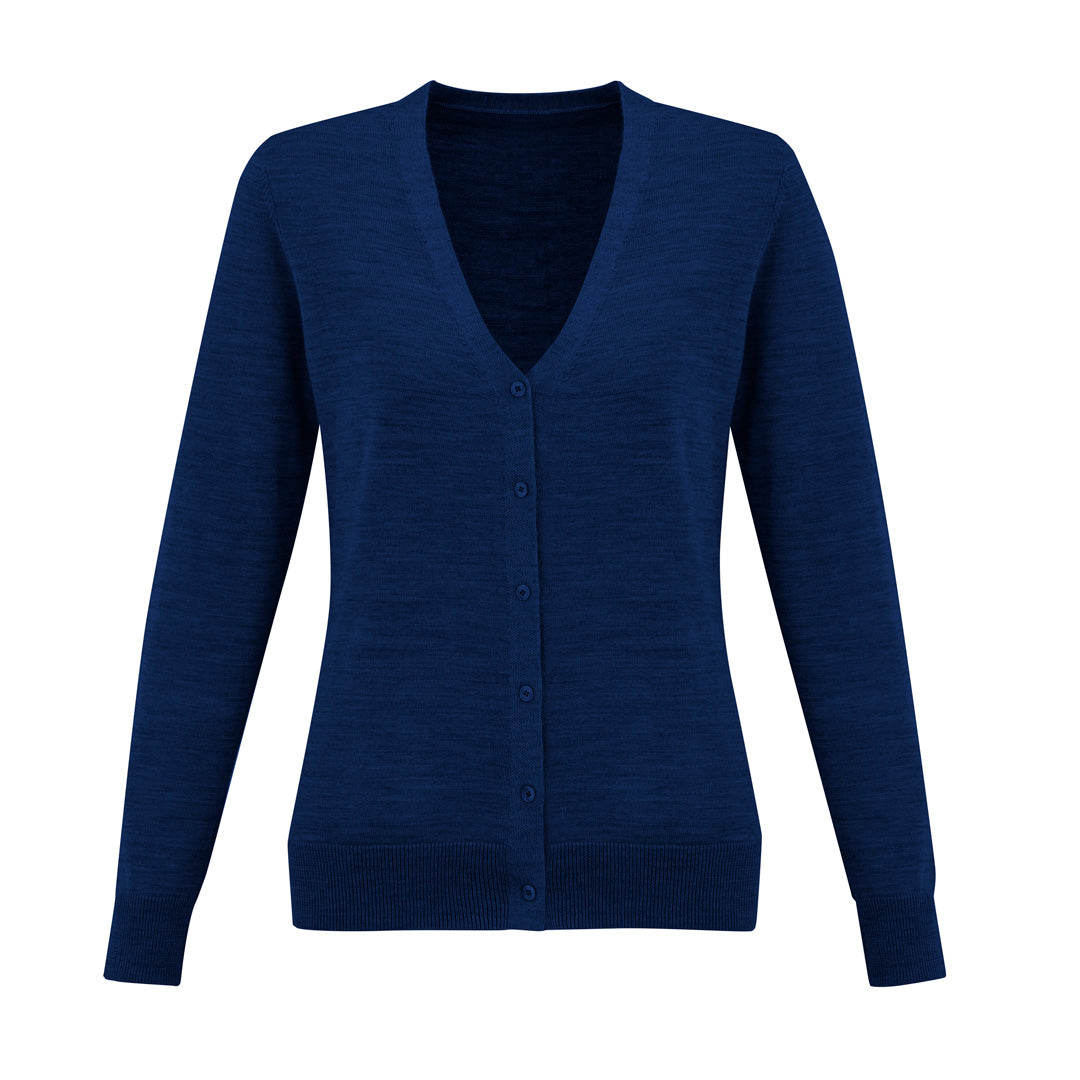 House of Uniforms The Roma Knit | Ladies | Cardigan Biz Collection French Blue