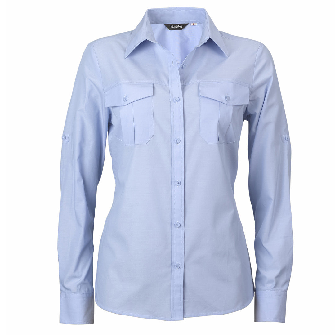 House of Uniforms The Jasper Shirt | Ladies | Short & Long Sleeve Identitee Sky