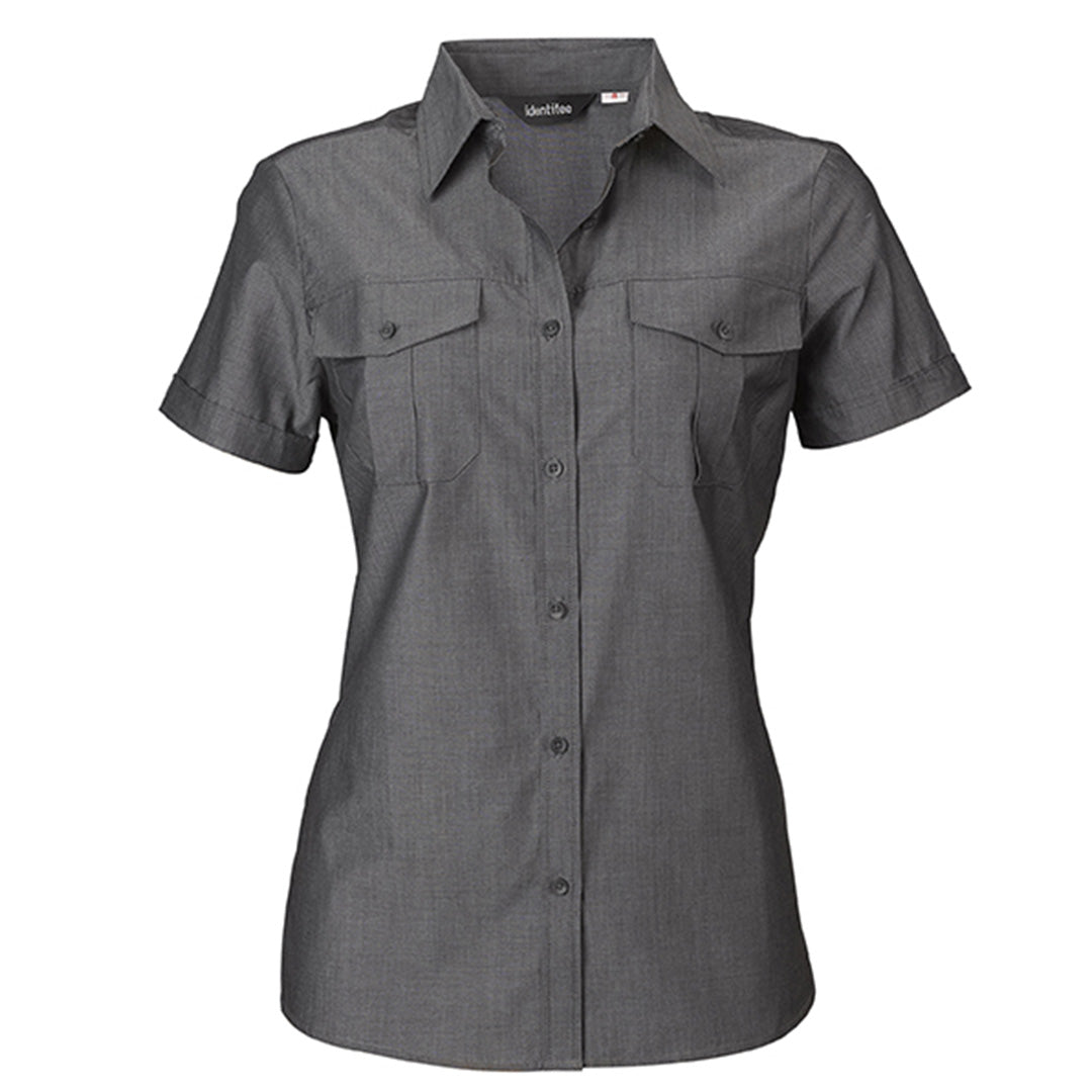 House of Uniforms The Jasper Shirt | Ladies | Short & Long Sleeve Identitee Graphite