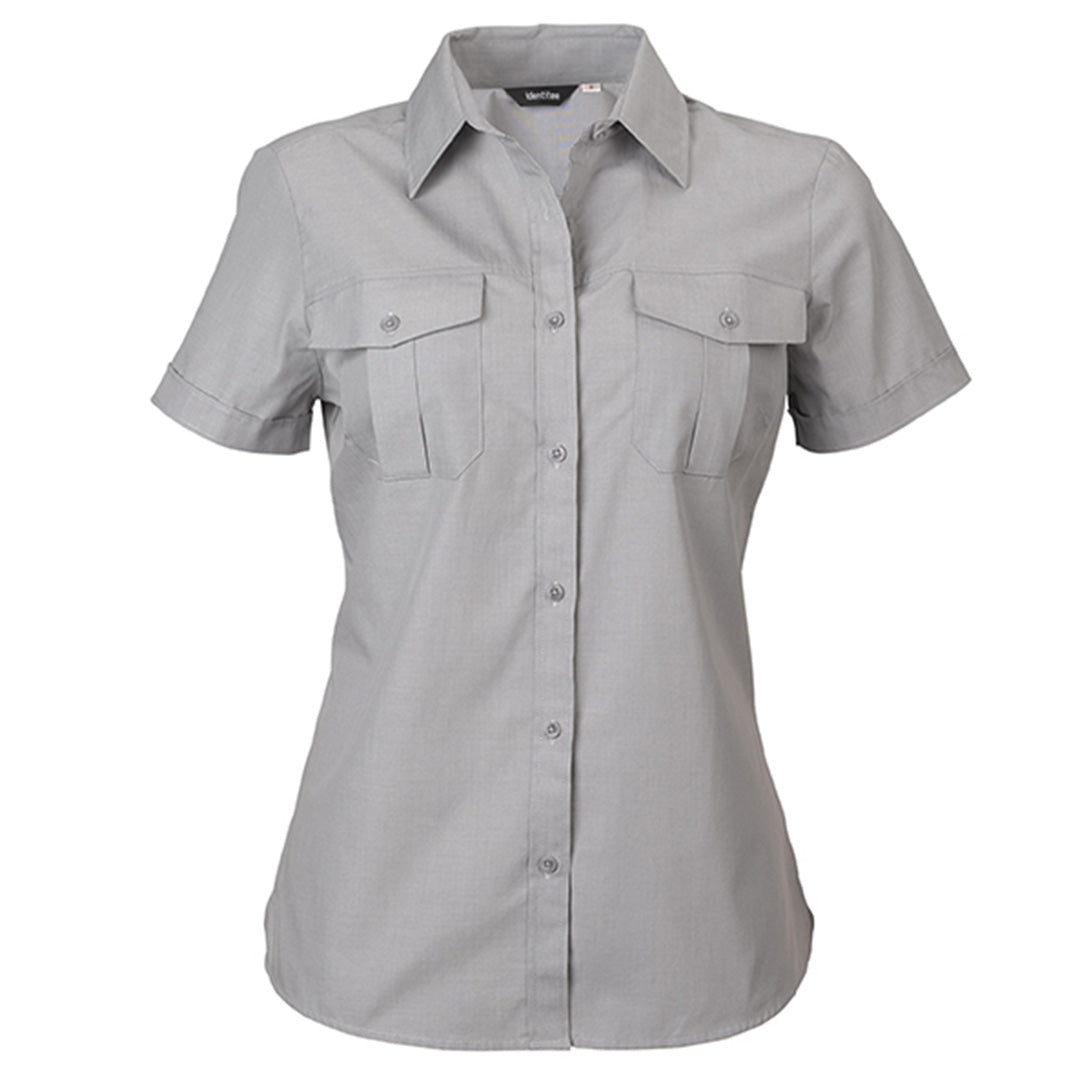 House of Uniforms The Jasper Shirt | Ladies | Short & Long Sleeve Identitee Grey