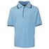 House of Uniforms The Contrast Polo | Kids Jbs Wear Light Blue/Navy