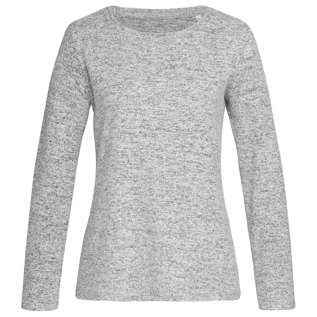 House of Uniforms The Active Sweater | Ladies Stedman Light Grey Marle