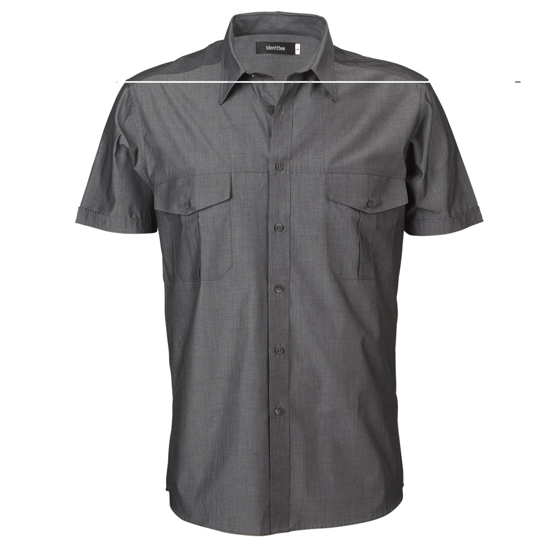 The Jasper Shirt | Mens | Short Sleeve | Graphite