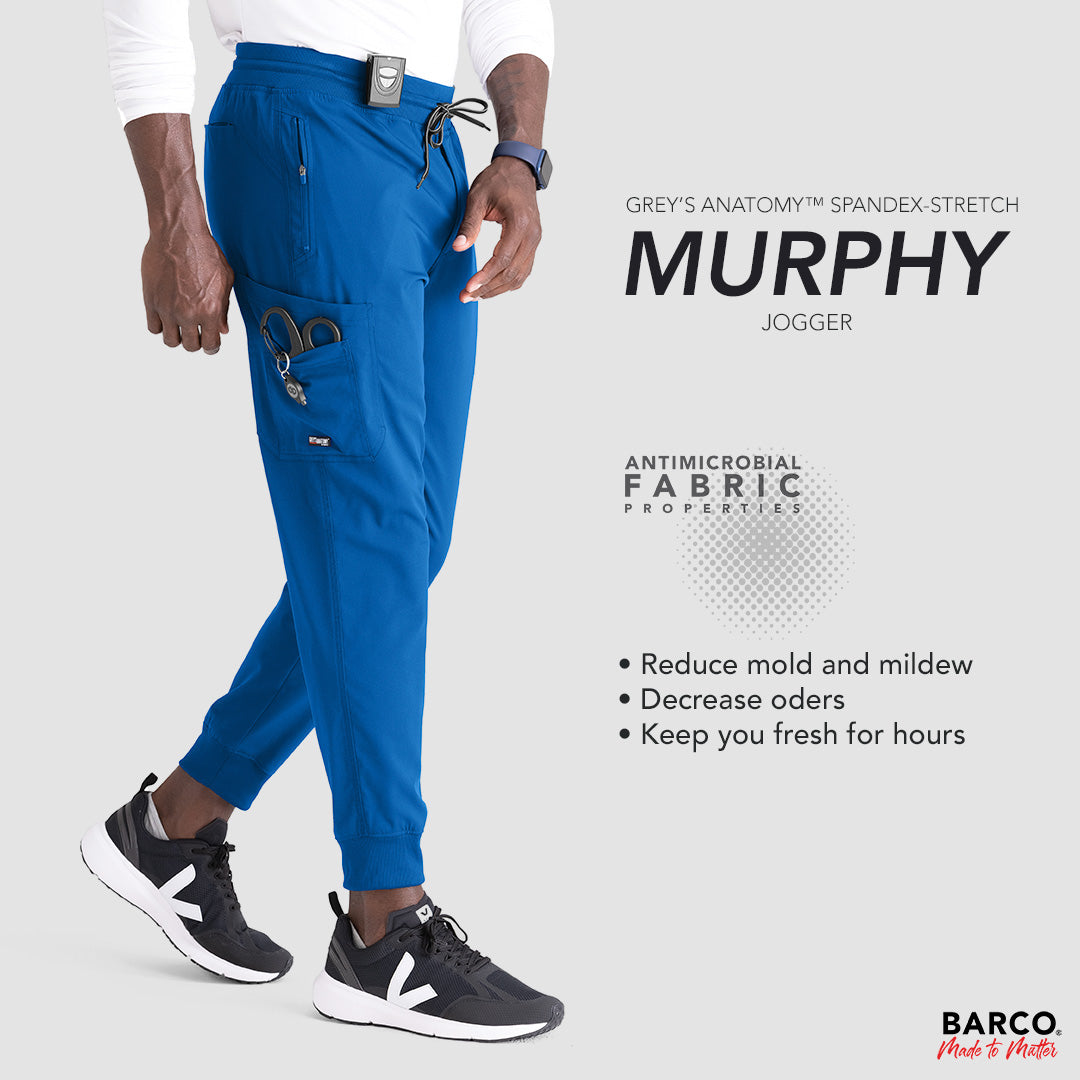 House of Uniforms The Murphy Scrub Jogger Pant | Mens | Regular | Greys Anatomy Greys Anatomy by Barco 