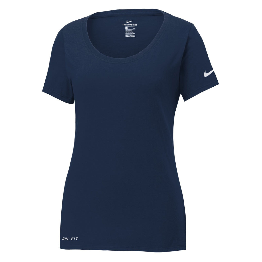 House of Uniforms The Dri Fit Tee | Short Sleeve | Ladies Nike Navy