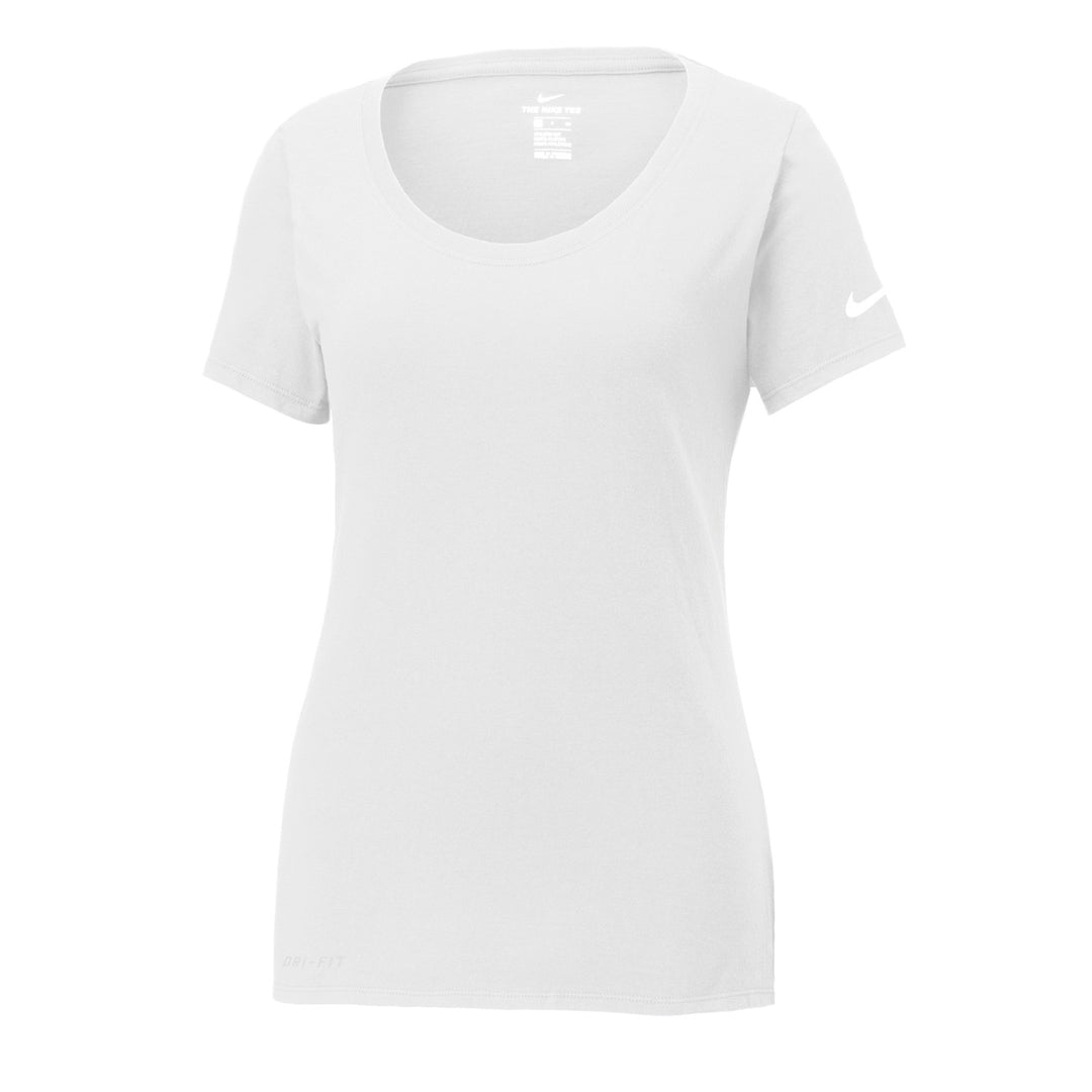 House of Uniforms The Dri Fit Tee | Short Sleeve | Ladies Nike White