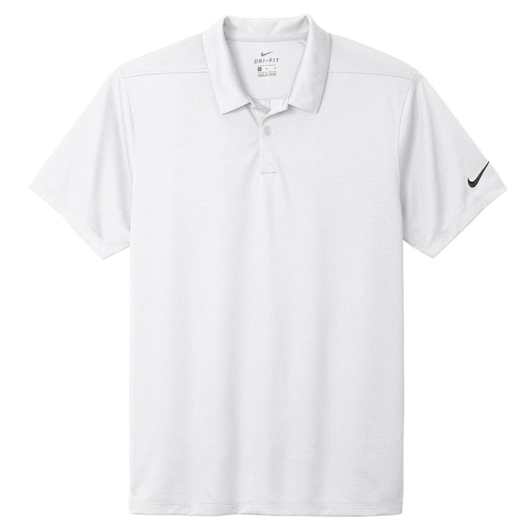 House of Uniforms The Dry Essential Solid Polo | Short Sleeve | Mens Nike White
