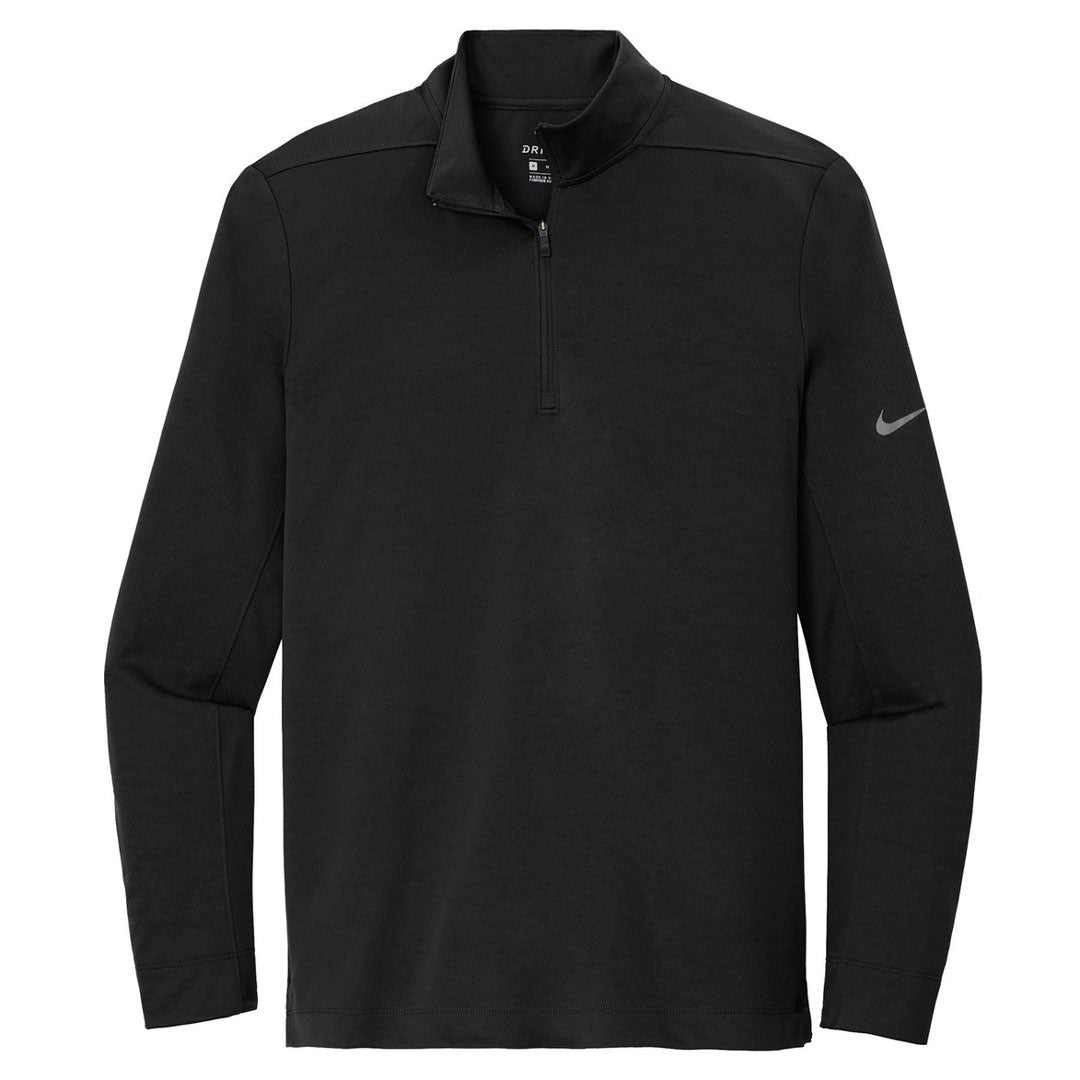 House of Uniforms The Dry Half Zip Cover Up | Mens Nike Black