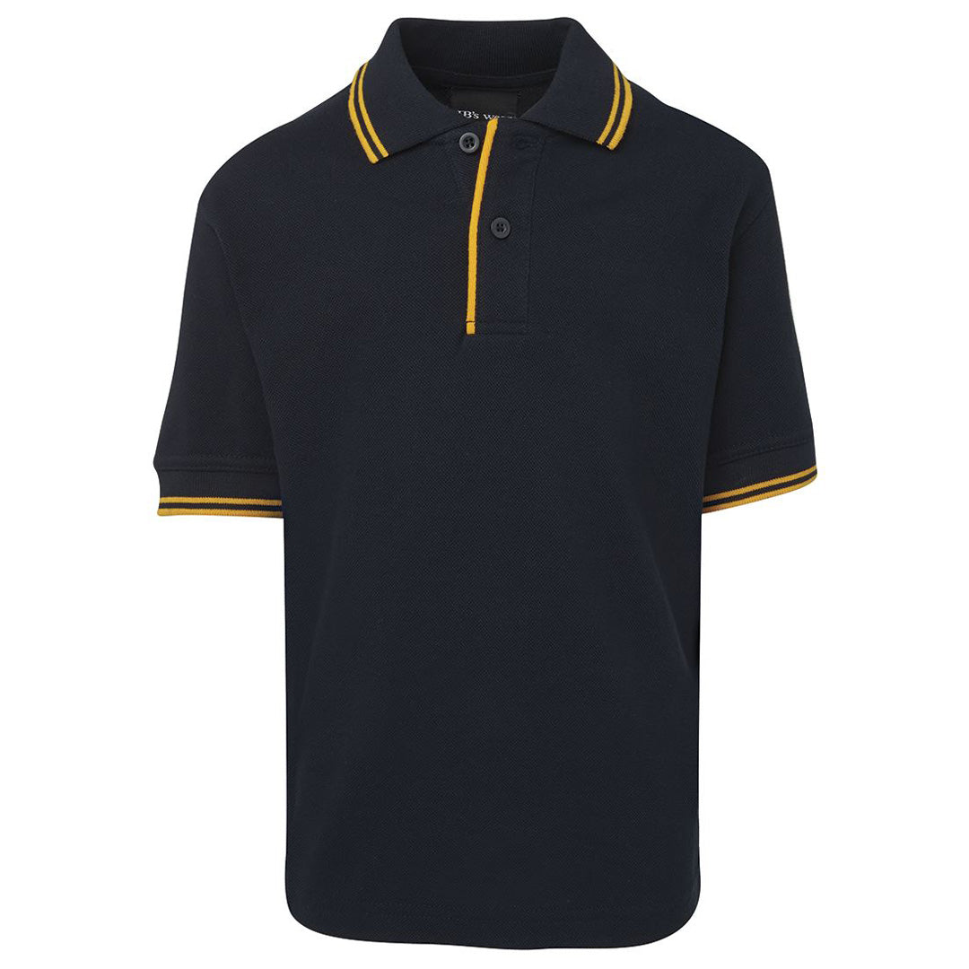 House of Uniforms The Contrast Polo | Kids Jbs Wear Navy/Gold