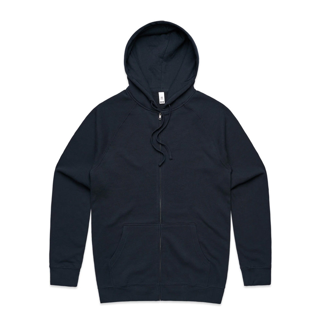 House of Uniforms The Official Zip Hood | Mens AS Colour Navy