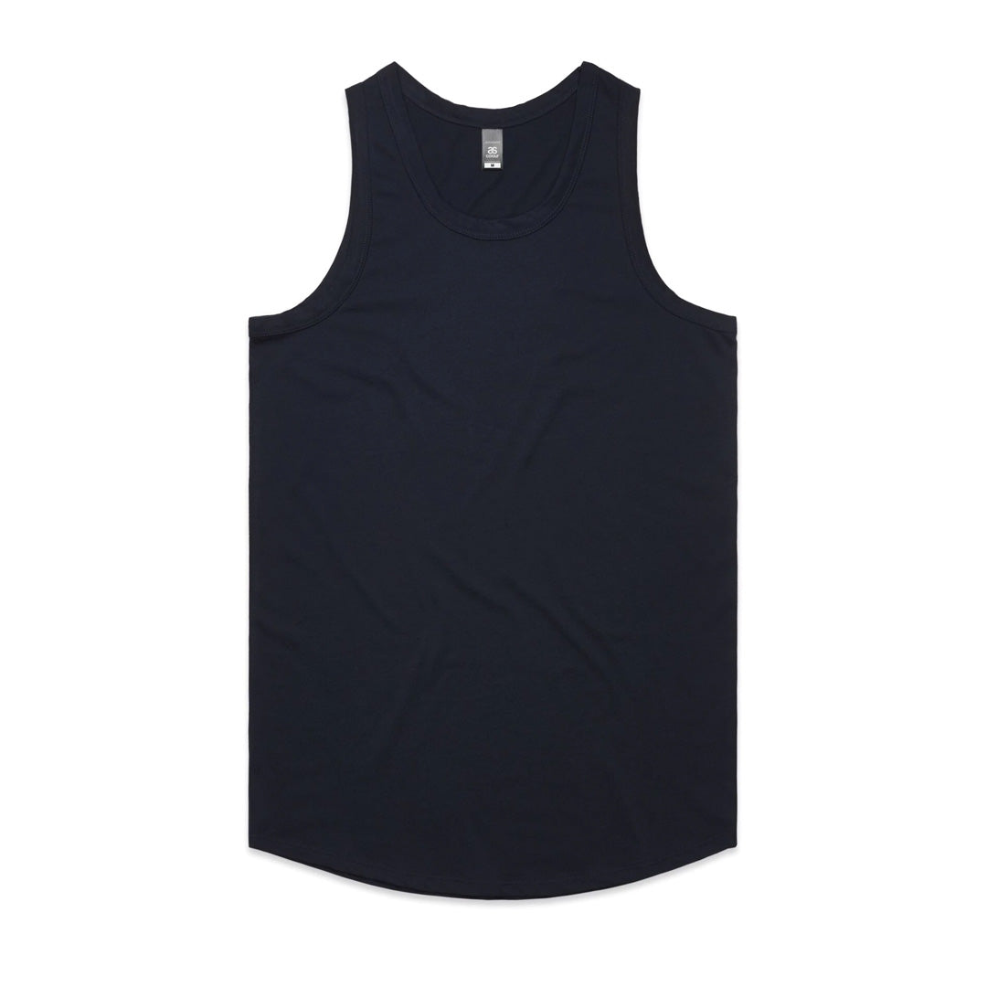 House of Uniforms The Authentic Singlet | Mens AS Colour Navy