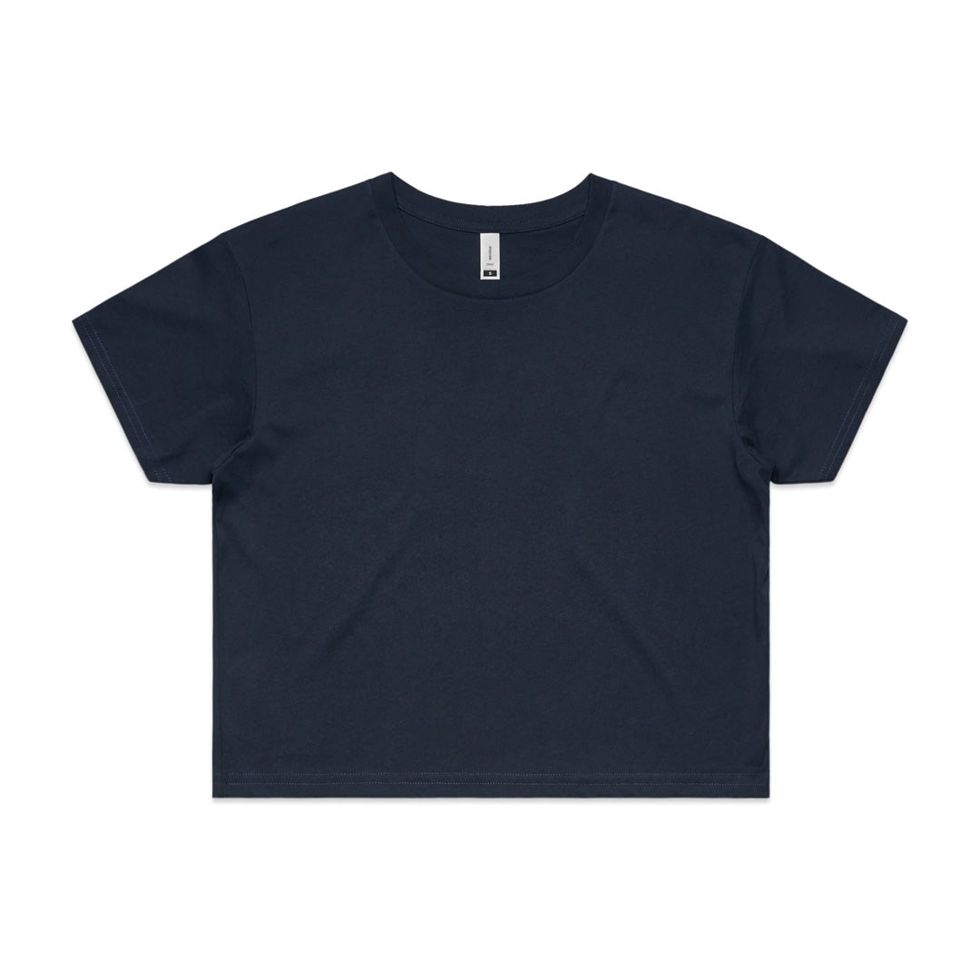 House of Uniforms The Crop Tee | Ladies | Short Sleeve AS Colour Navy