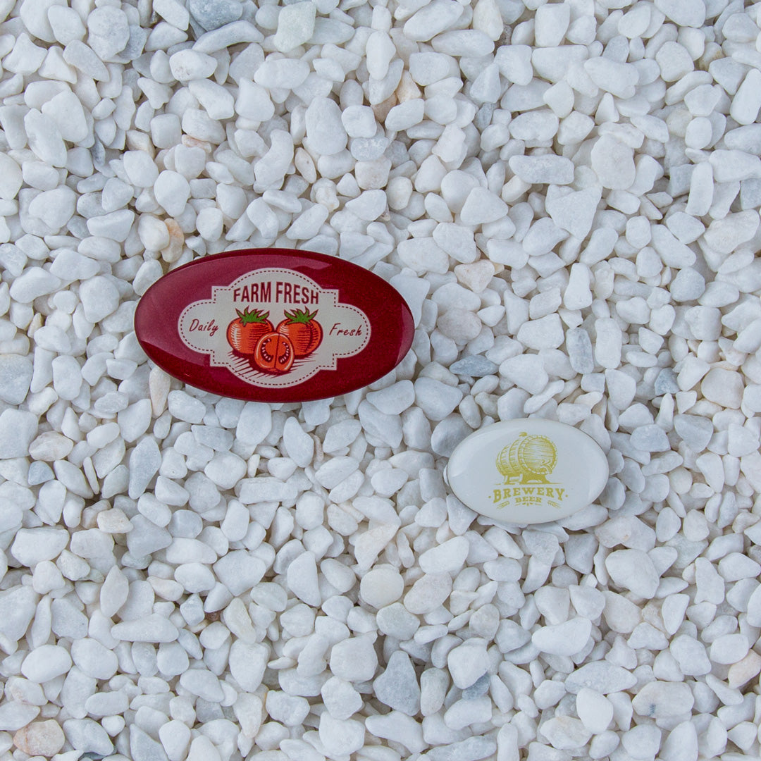 Custom Oval Name Badges