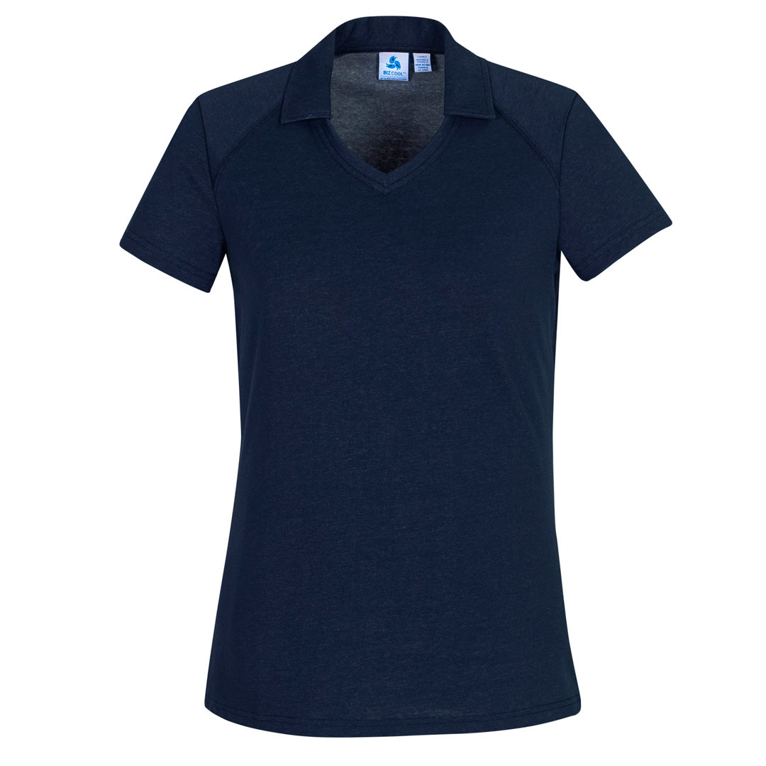 House of Uniforms The Byron Polo | Ladies | Short Sleeve Biz Collection Navy
