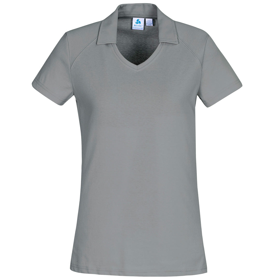 House of Uniforms The Byron Polo | Ladies | Short Sleeve Biz Collection Silver