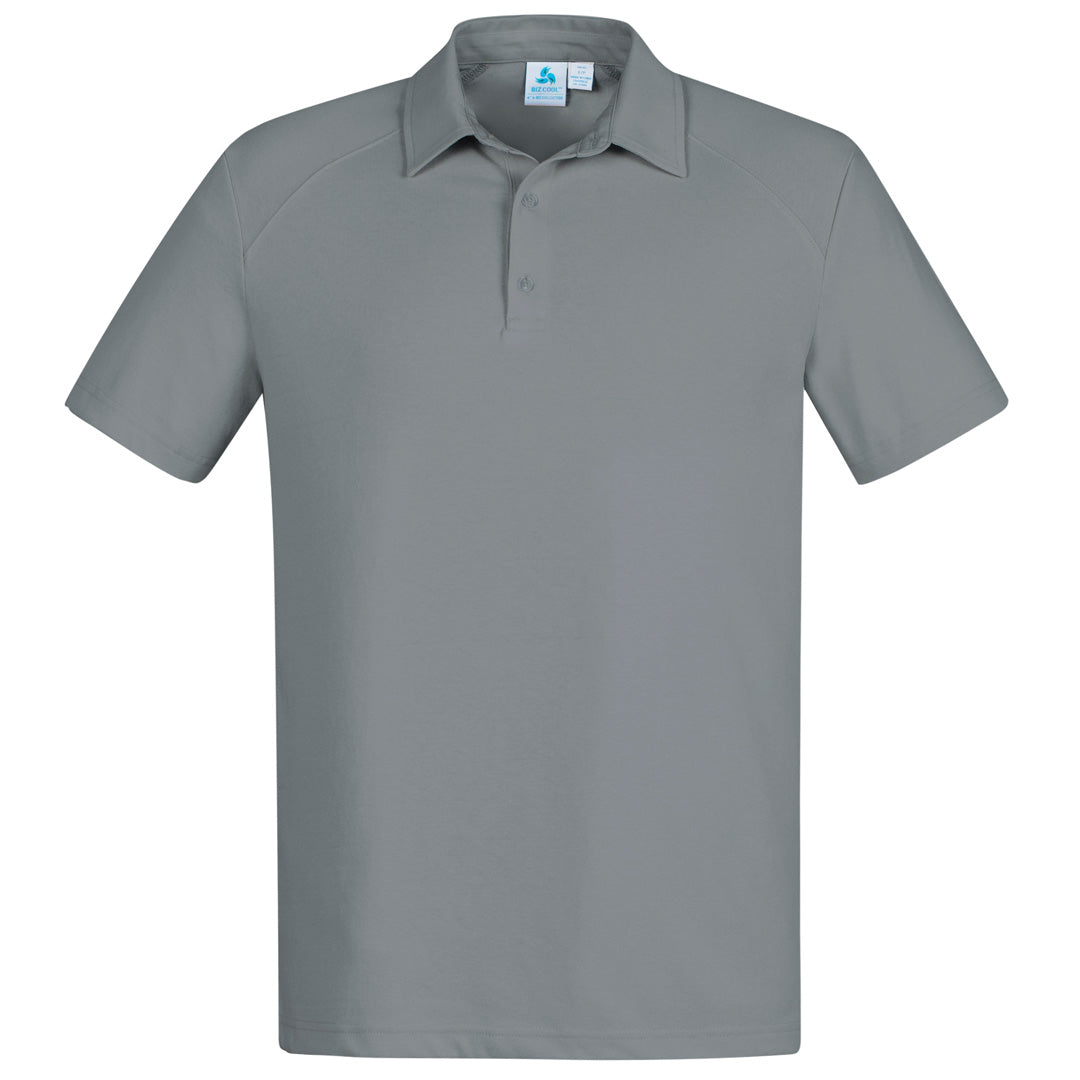 House of Uniforms The Byron Polo | Mens | Short Sleeve Biz Collection Silver