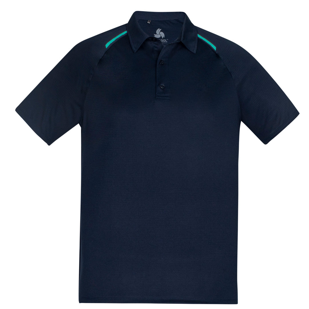 House of Uniforms The Academy Polo | Mens | Short Sleeve Biz Collection Navy/Teal