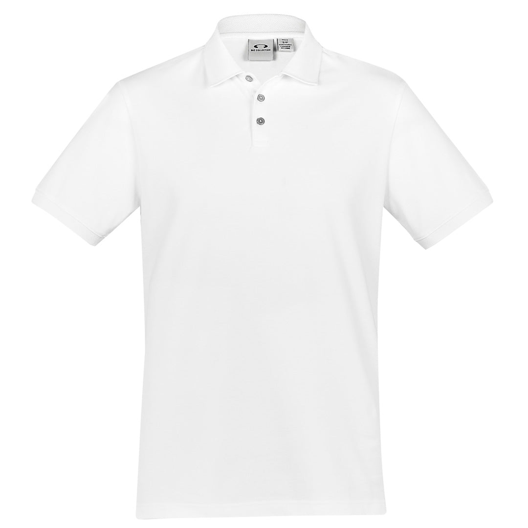 House of Uniforms The City Polo | Mens | Short Sleeve Biz Collection White