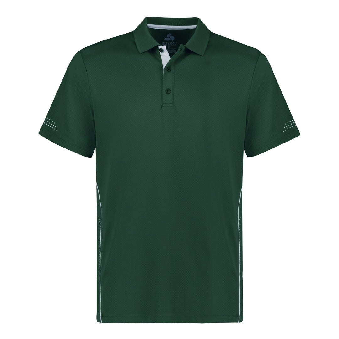 House of Uniforms The Balance Polo | Kids | Short Sleeve Biz Collection Forest/White