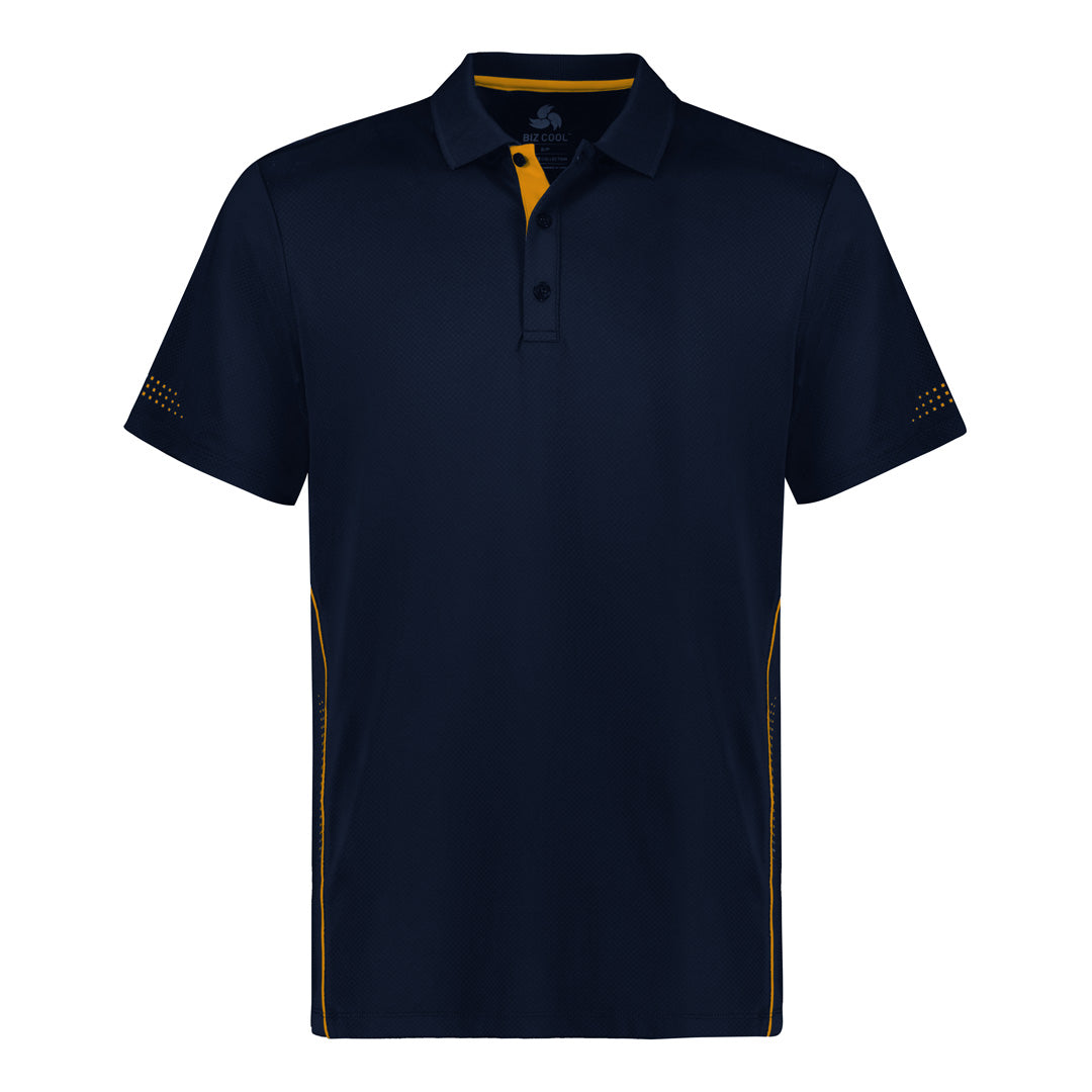 House of Uniforms The Balance Polo | Kids | Short Sleeve Biz Collection Navy/Gold