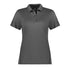House of Uniforms The Balance Polo | Plus | Ladies | Short Sleeve Biz Collection Ash/Black