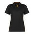 House of Uniforms The Balance Polo | Plus | Ladies | Short Sleeve Biz Collection Black/Gold
