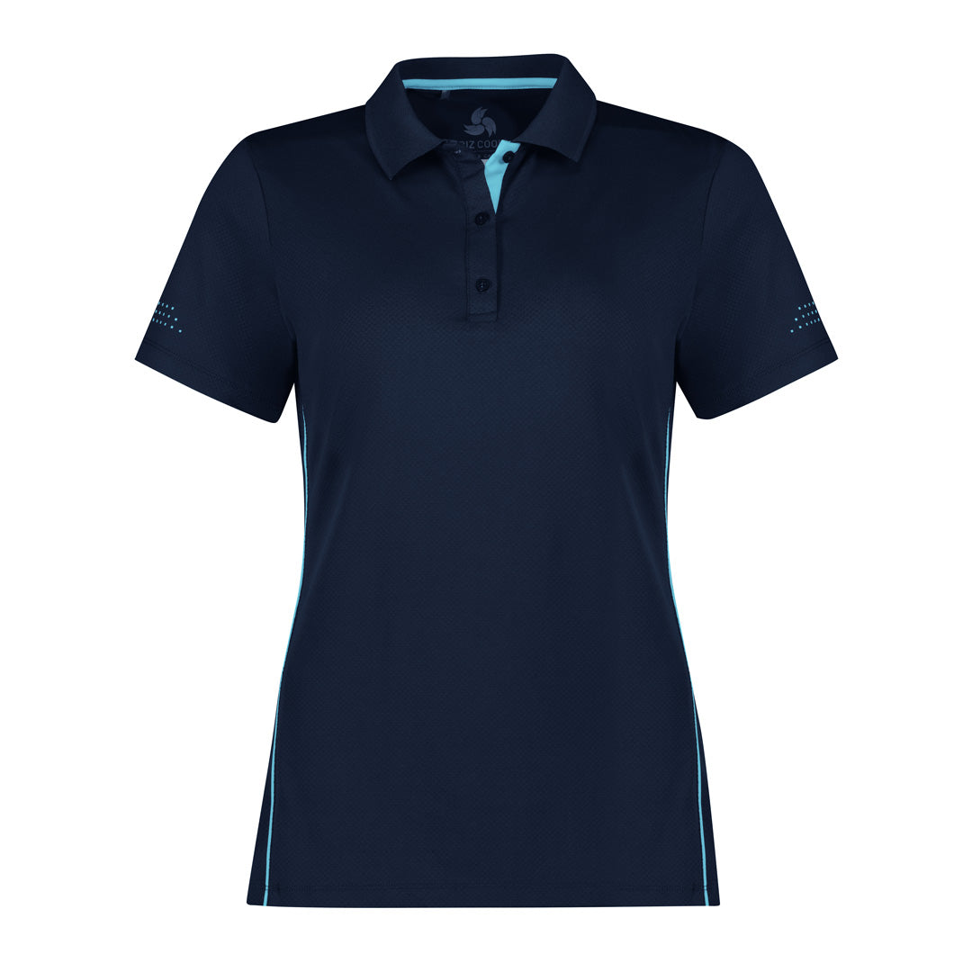 House of Uniforms The Balance Polo | Ladies | Short Sleeve Biz Collection Navy/Sky