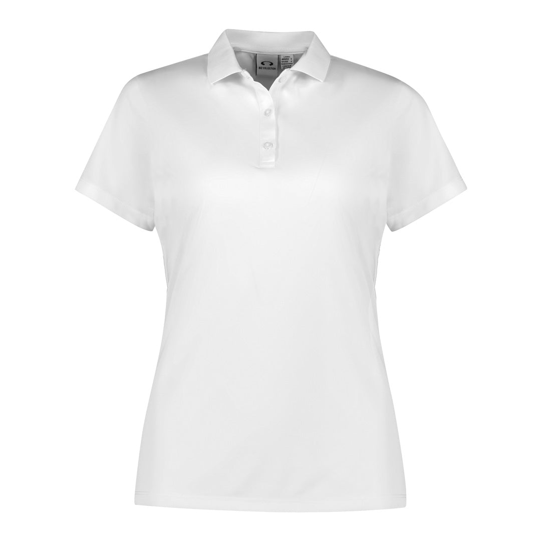 House of Uniforms The Action Polo | Ladies | Short Sleeve Biz Collection White
