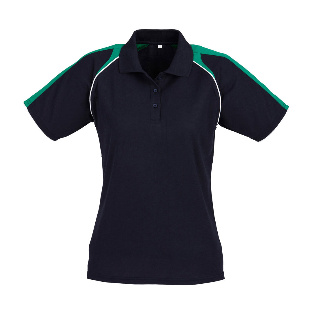 House of Uniforms The Triton Polo | Ladies | Short Sleeve Biz Collection Navy/Kelly Green