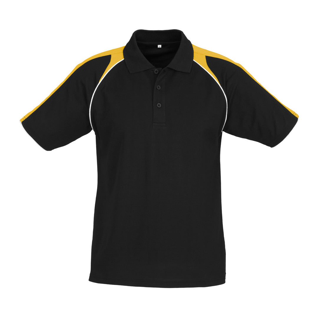 House of Uniforms The Triton Polo | Mens | Short Sleeve Biz Collection Black/Gold