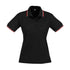 House of Uniforms The Cambridge Polo | Ladies | Short Sleeve Biz Collection Black/Red/White