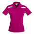 House of Uniforms The United Polo | Ladies | Short Sleeve Biz Collection Magenta/White