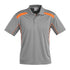 House of Uniforms The United Polo | Mens | Plus | Short Sleeve Biz Collection Ash/Orange
