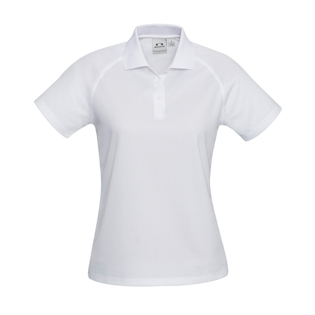 House of Uniforms The Sprint Polo | Ladies | Short Sleeve Biz Collection White