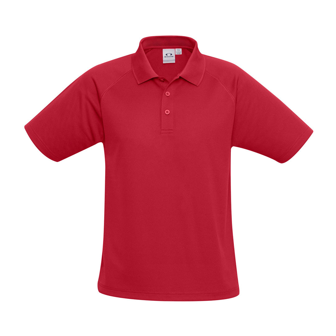 House of Uniforms The Sprint Polo | Kids | Short Sleeve Biz Collection Red