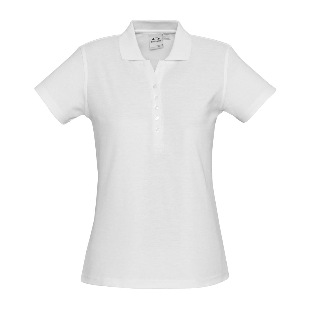 House of Uniforms The Crew Polo | Ladies | Short Sleeve Biz Collection White
