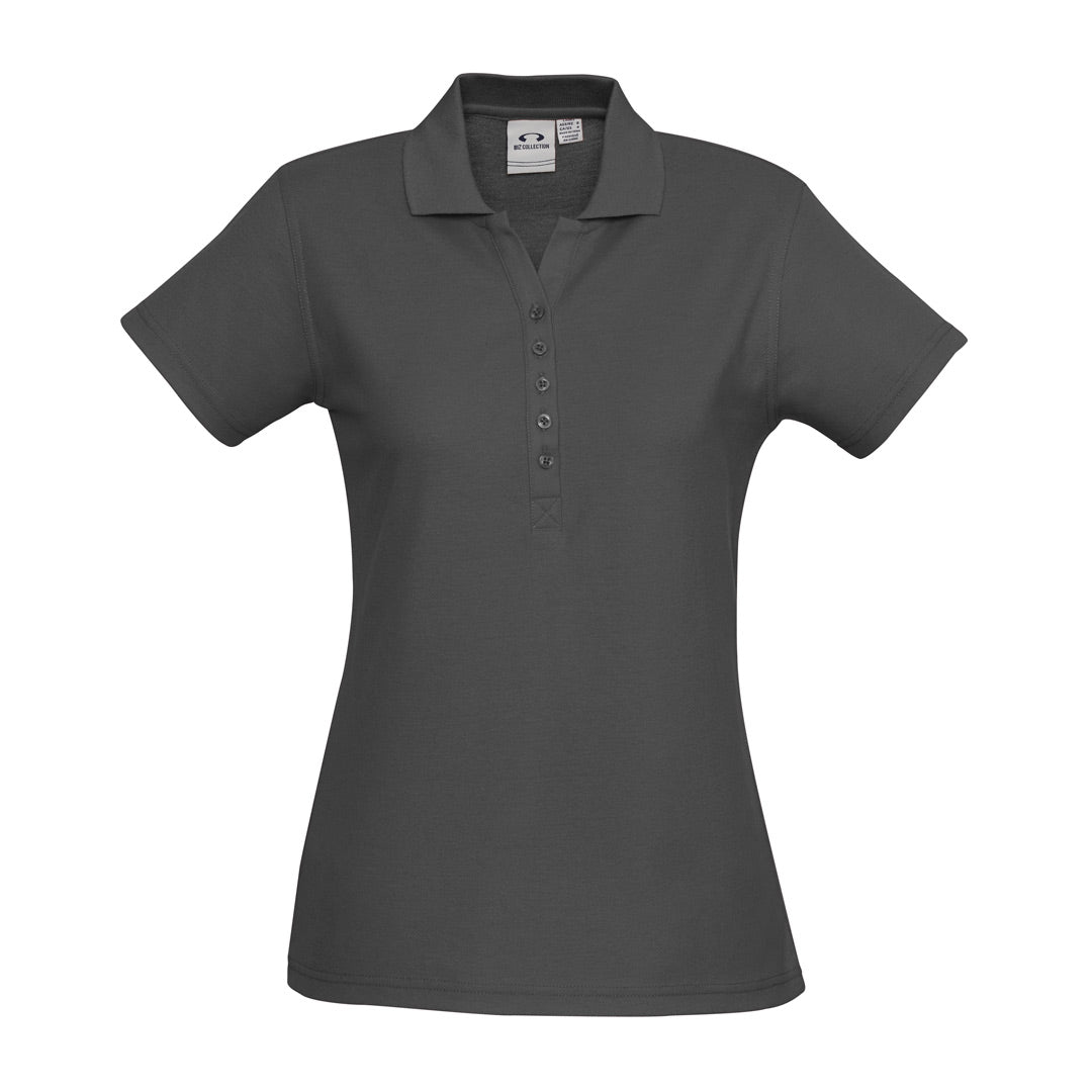House of Uniforms The Crew Polo | Ladies | Short Sleeve Biz Collection Charcoal