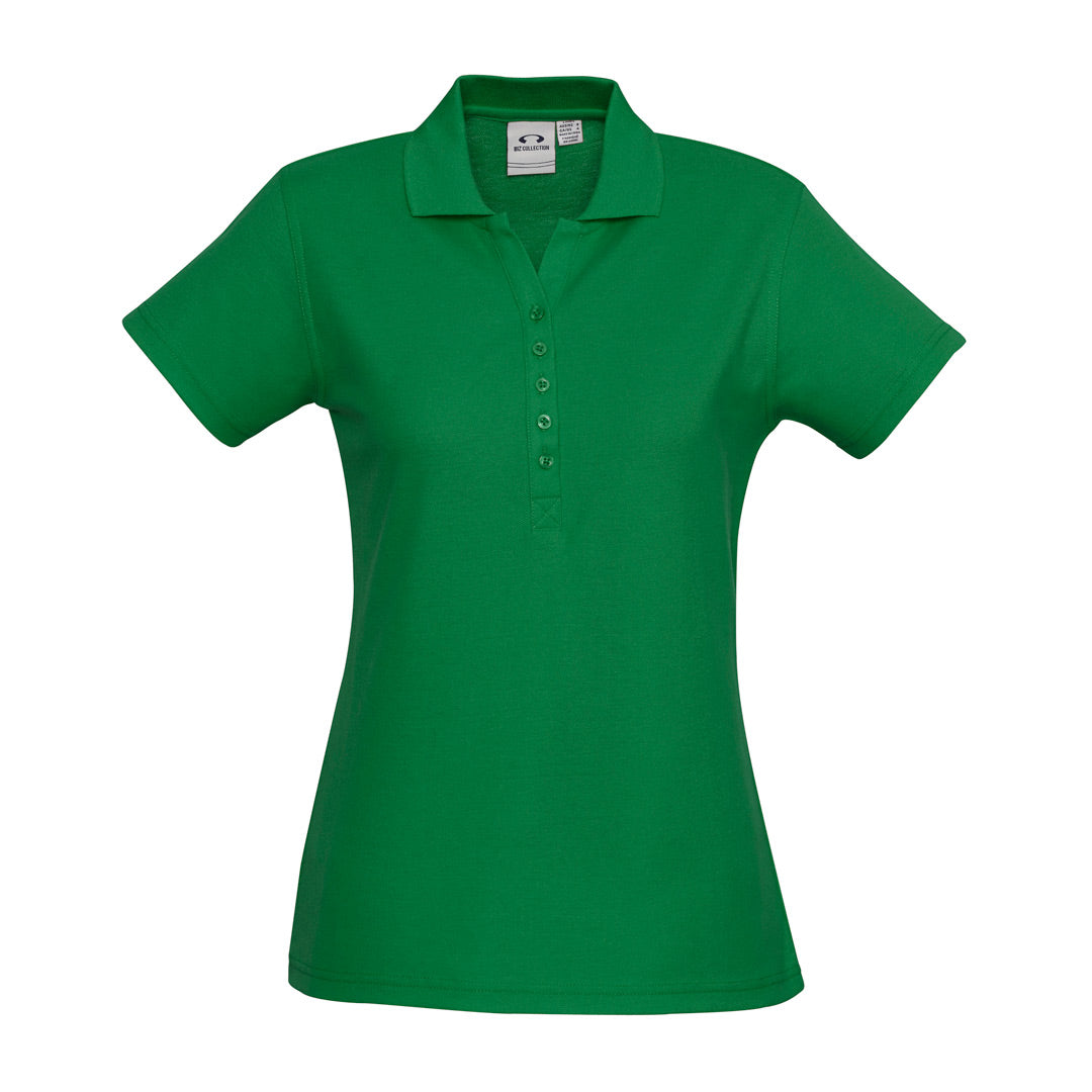House of Uniforms The Crew Polo | Ladies Short Sleeve | Plus Biz Collection Kelly Green