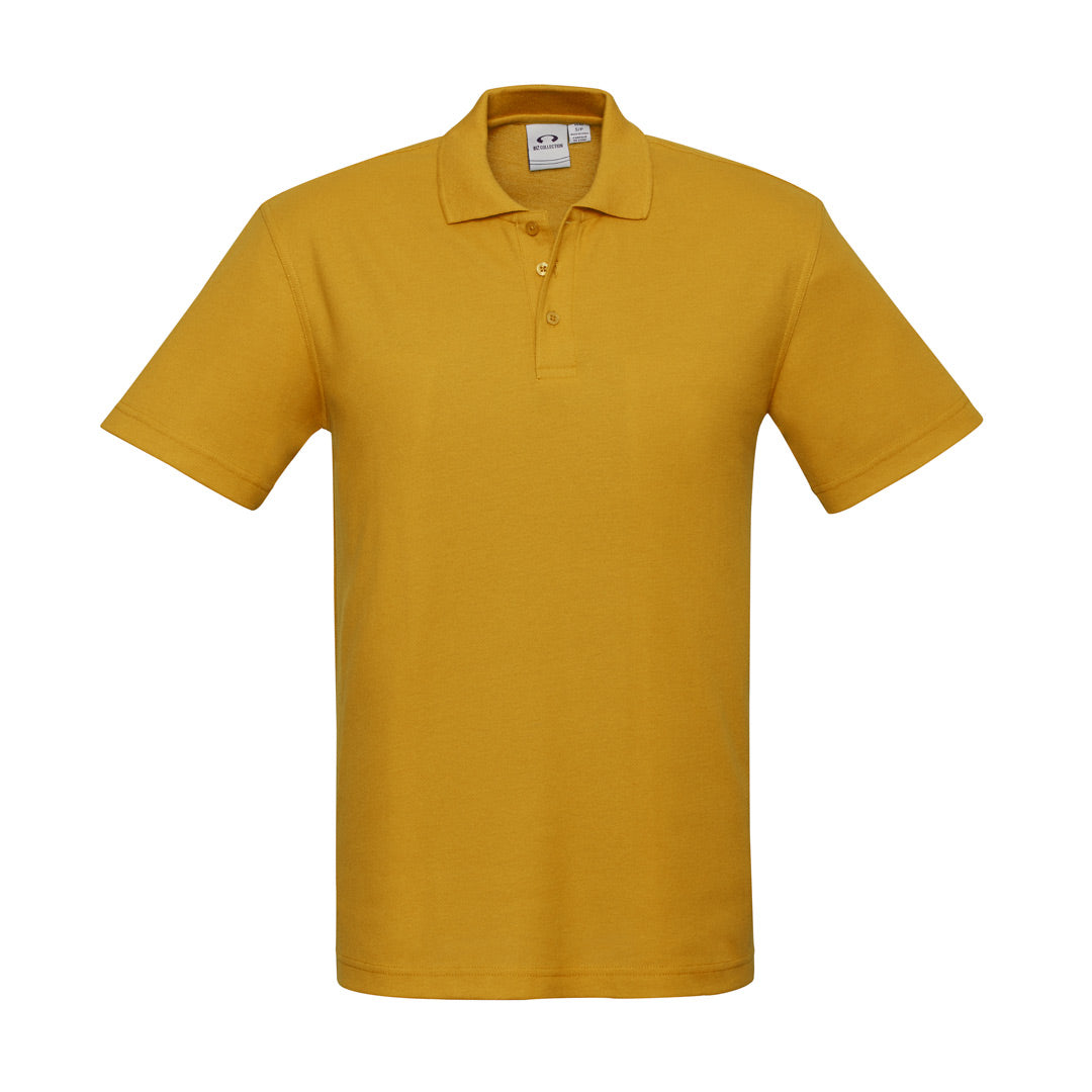 House of Uniforms The Crew Polo | Mens | Short Sleeve Biz Collection Gold