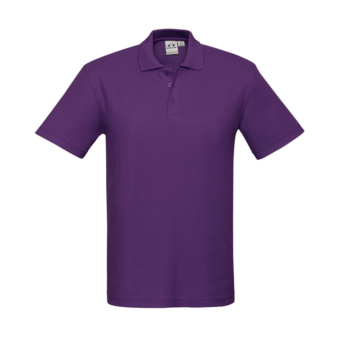 House of Uniforms The Crew Polo | Mens | Short Sleeve Biz Collection Purple