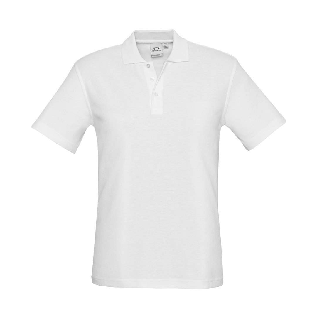 House of Uniforms The Crew Polo | Mens | Short Sleeve | Plus Biz Collection White