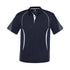 House of Uniforms The Razor Polo | Mens | Short Sleeve Biz Collection Navy/White