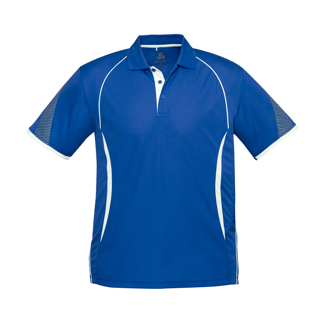 House of Uniforms The Razor Polo | Mens | Short Sleeve Biz Collection Royal/White