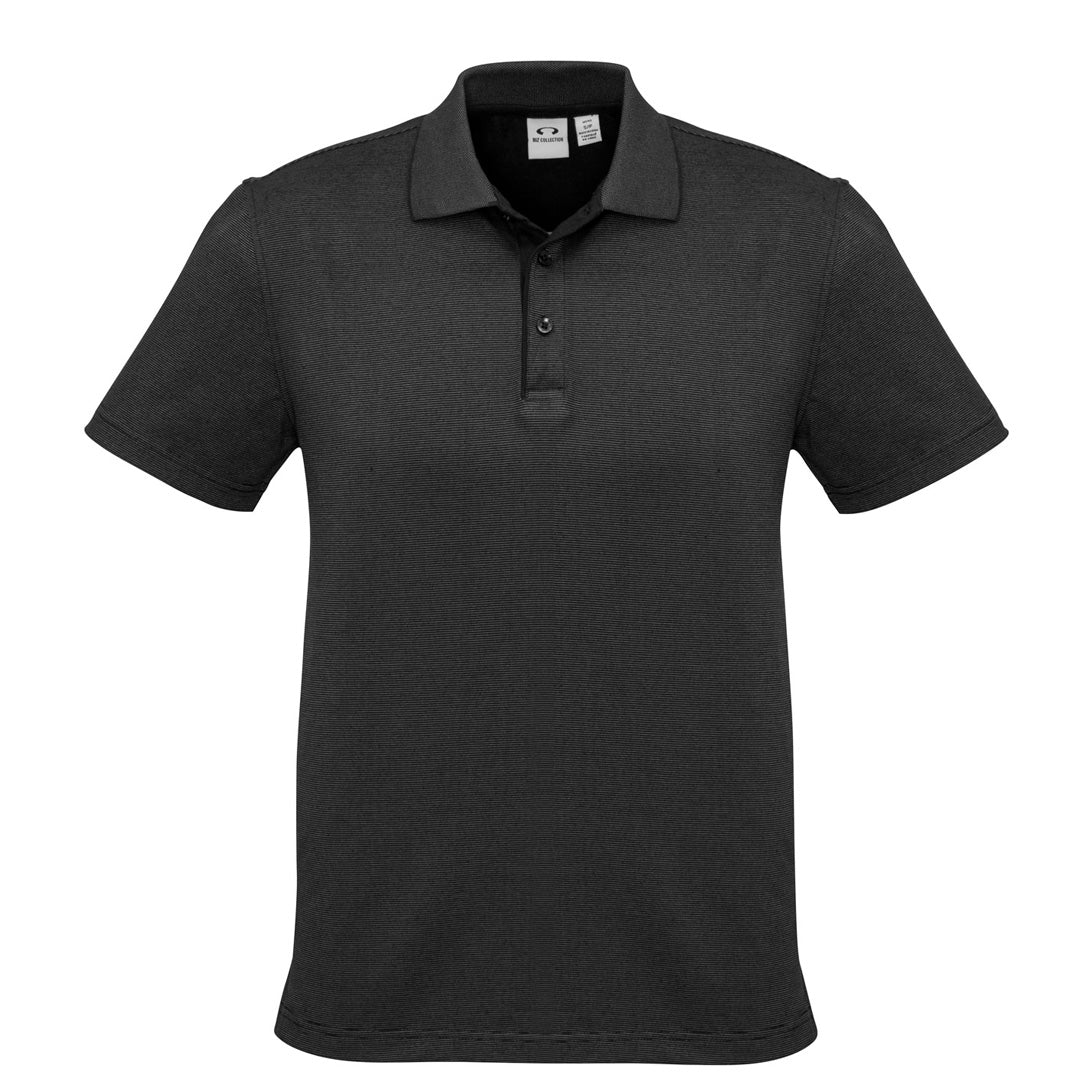 House of Uniforms The Shadow Polo | Mens | Short Sleeve Biz Collection Black
