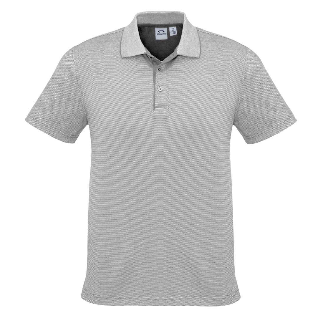 House of Uniforms The Shadow Polo | Mens | Short Sleeve Biz Collection Silver