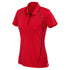 House of Uniforms The Cyber Polo | Ladies | Short Sleeve Biz Collection Red/Silver