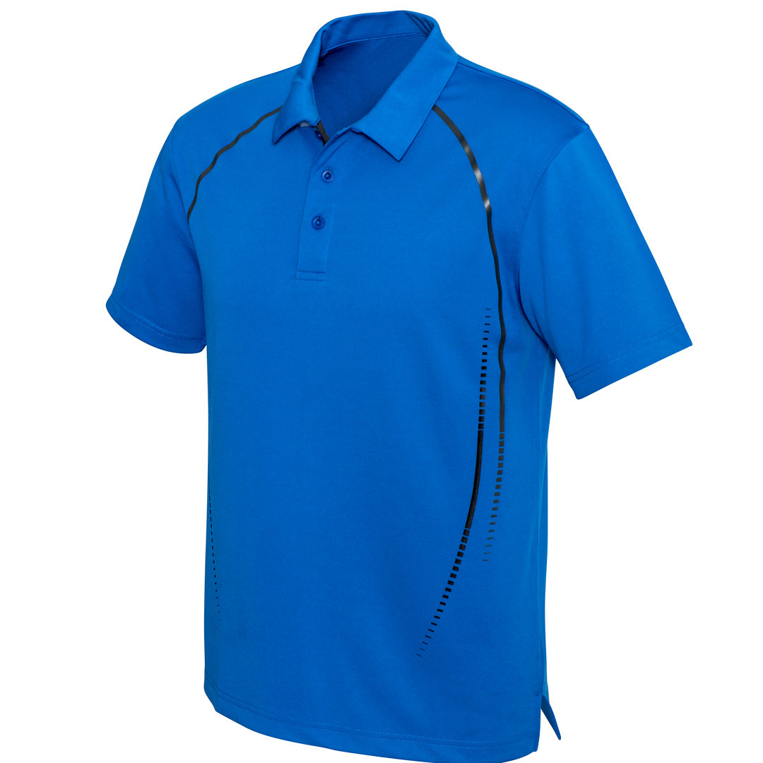 House of Uniforms The Cyber Polo | Mens | Short Sleeve Biz Collection Royal/Silver